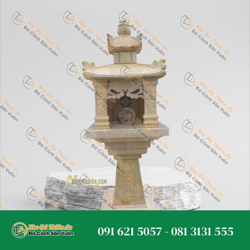 Cây Hương Đá Ngoài Trời Đá Vàng Cà Rốt 2 Mái Cao 95cm