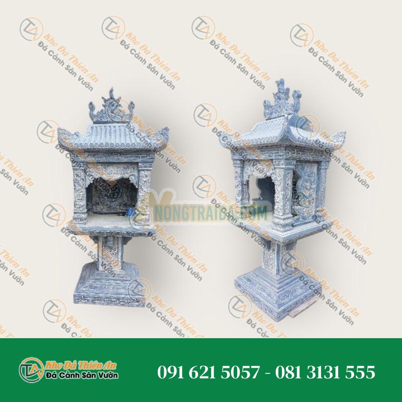 Cây hương đá xanh đen 1 mái 142x55x61cm