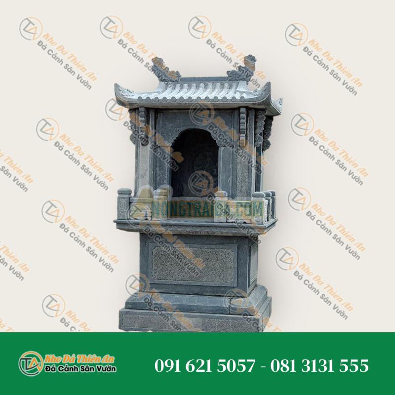 Cây hương đá xanh đen 1 mái 168x92x62cm
