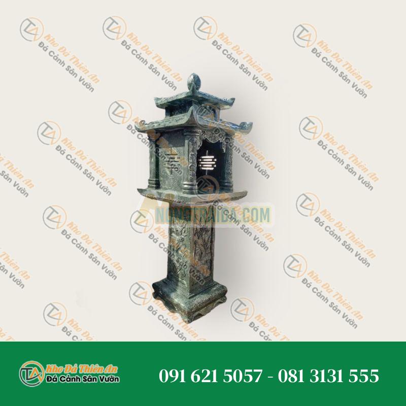 Cây hương đá xanh rêu 2 mái 186x70x70