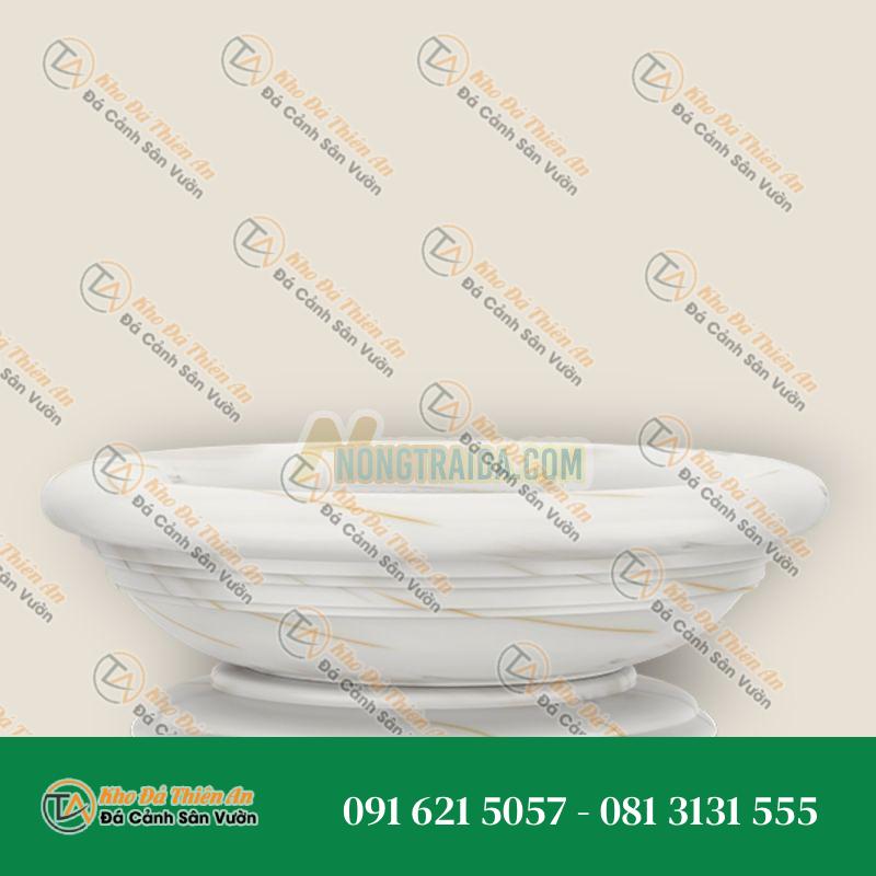 Chậu cây hình đá đục nổi