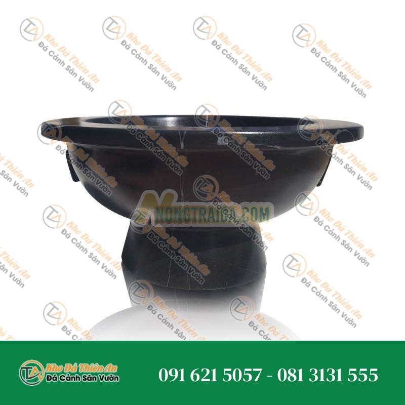 Chậu đá nguyên khối được thiết kế hoàn hảo với hình dạng hình học đối xứng