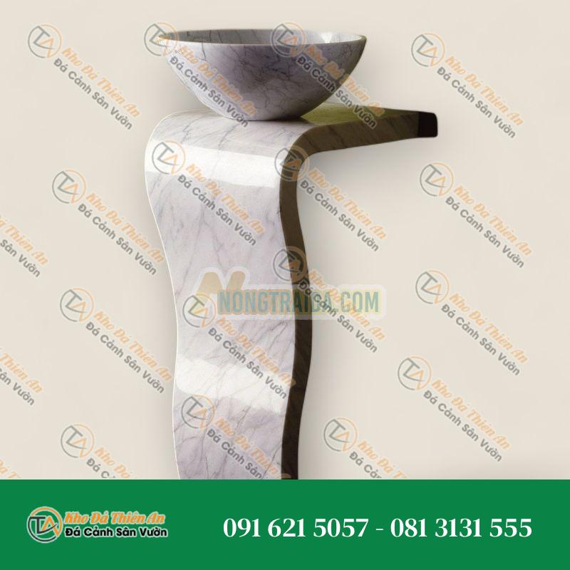 Chậu đứng Wave Kích thước: 35.56cm rộng x 44.45cm sâu x 81.28cm cao | 68.04kg