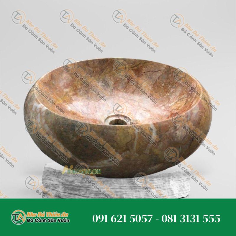 Chậu Nổi Bàn Đá Đá Vàng Pháp 42cm