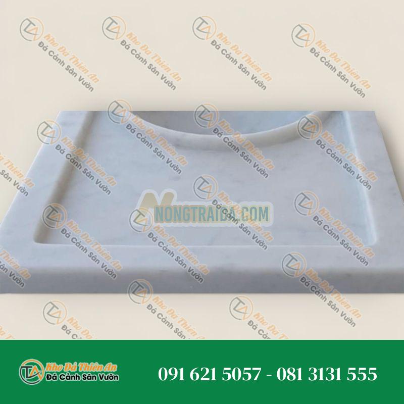 Chậu rửa đá cẩm thạch chạm khắc phong cách cổ điển
