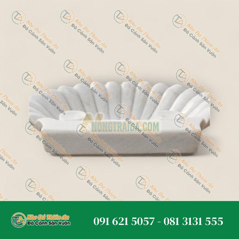 Chậu rửa đá cẩm thạch Statuario chạm khắc cổ điển