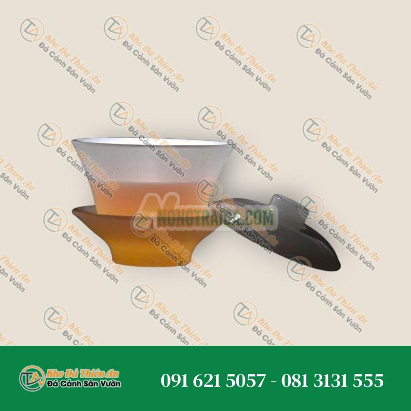 Chén ly uống trà đá bạch ngọc