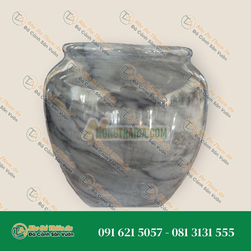 Chum đựng nước đá cẩm thạch, kích thước rộng 10cm, cao 12cm