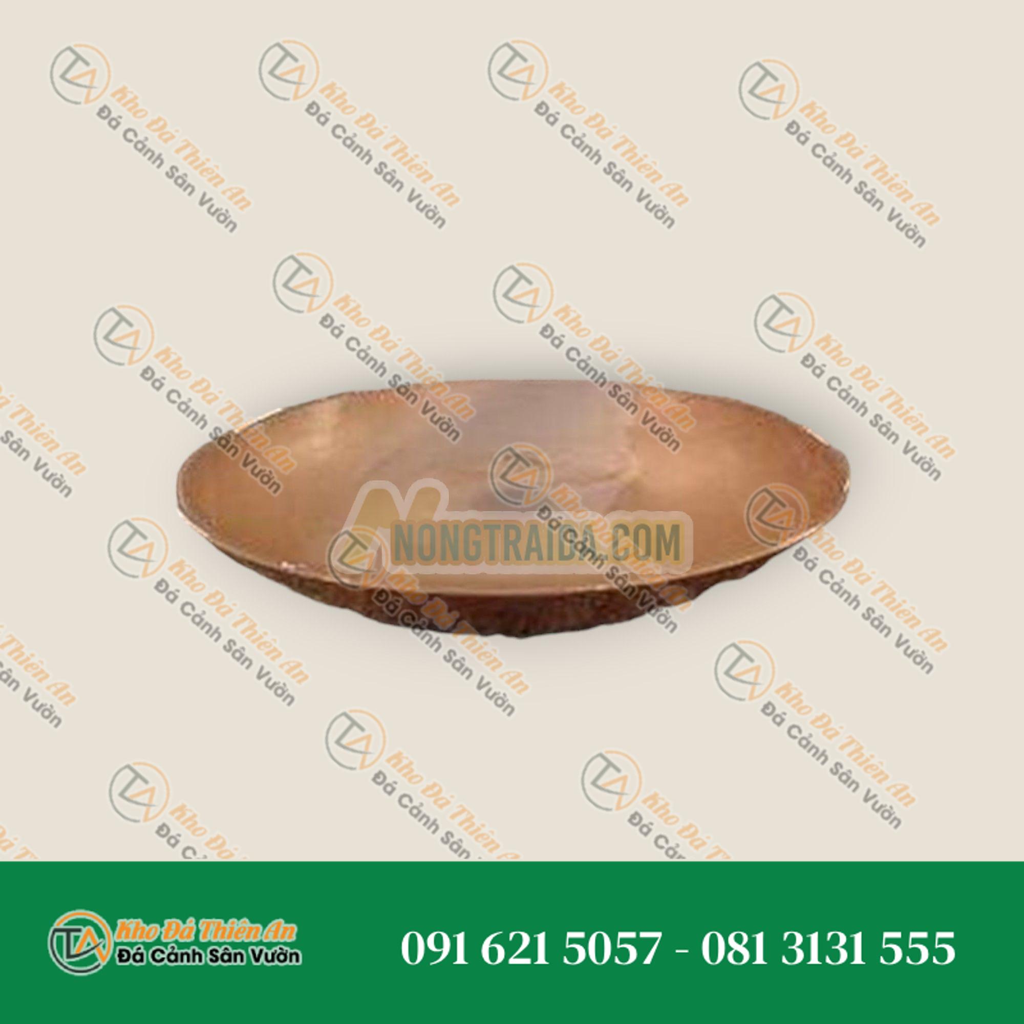 Chum nước đá Copper Bowl – kiểu Kyoto Kích thước: 40x40x8cm, Khối lượng 80kg