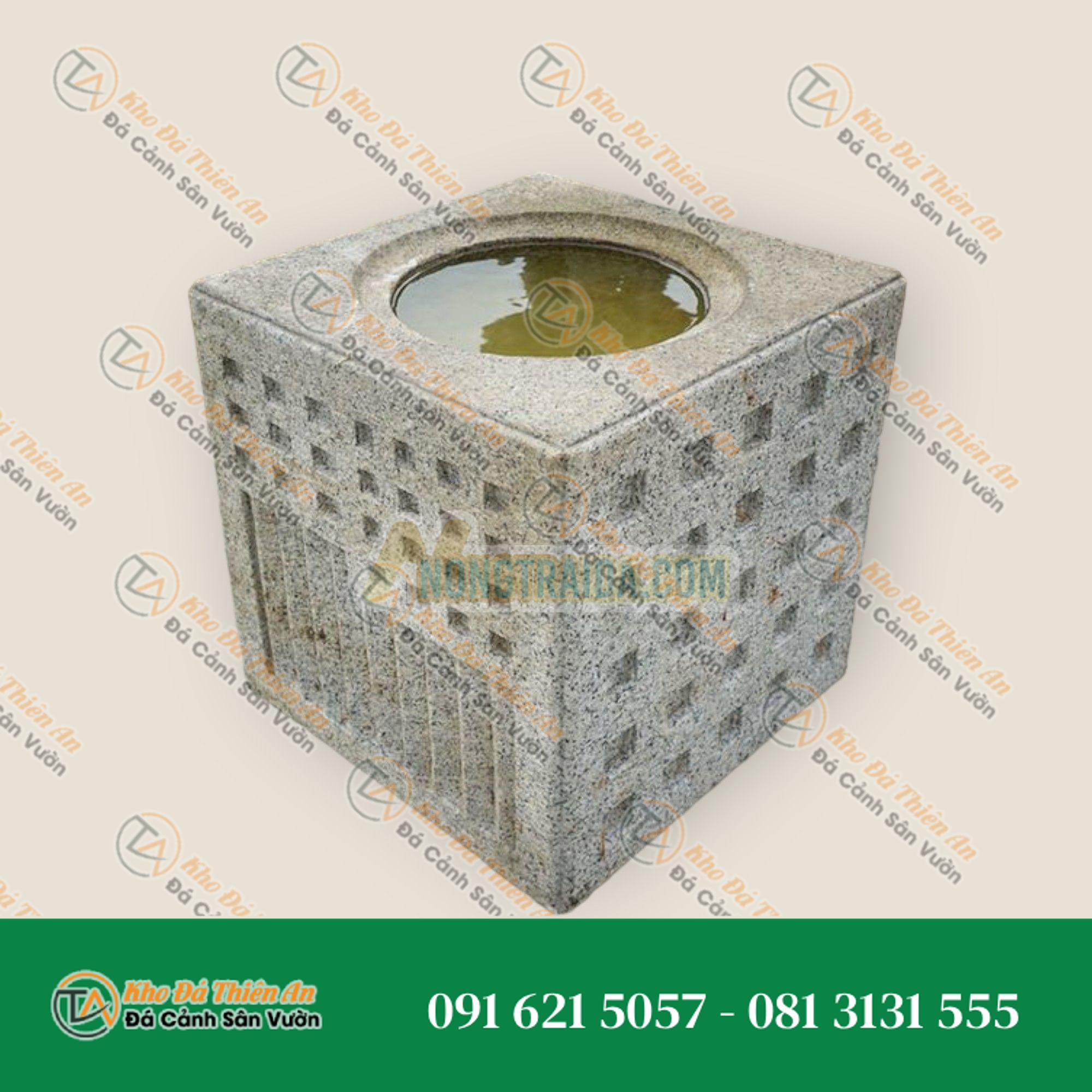 Chum nước tiểu cảnh (Ginkaku-ji Chozubachi) kiểu Nhật