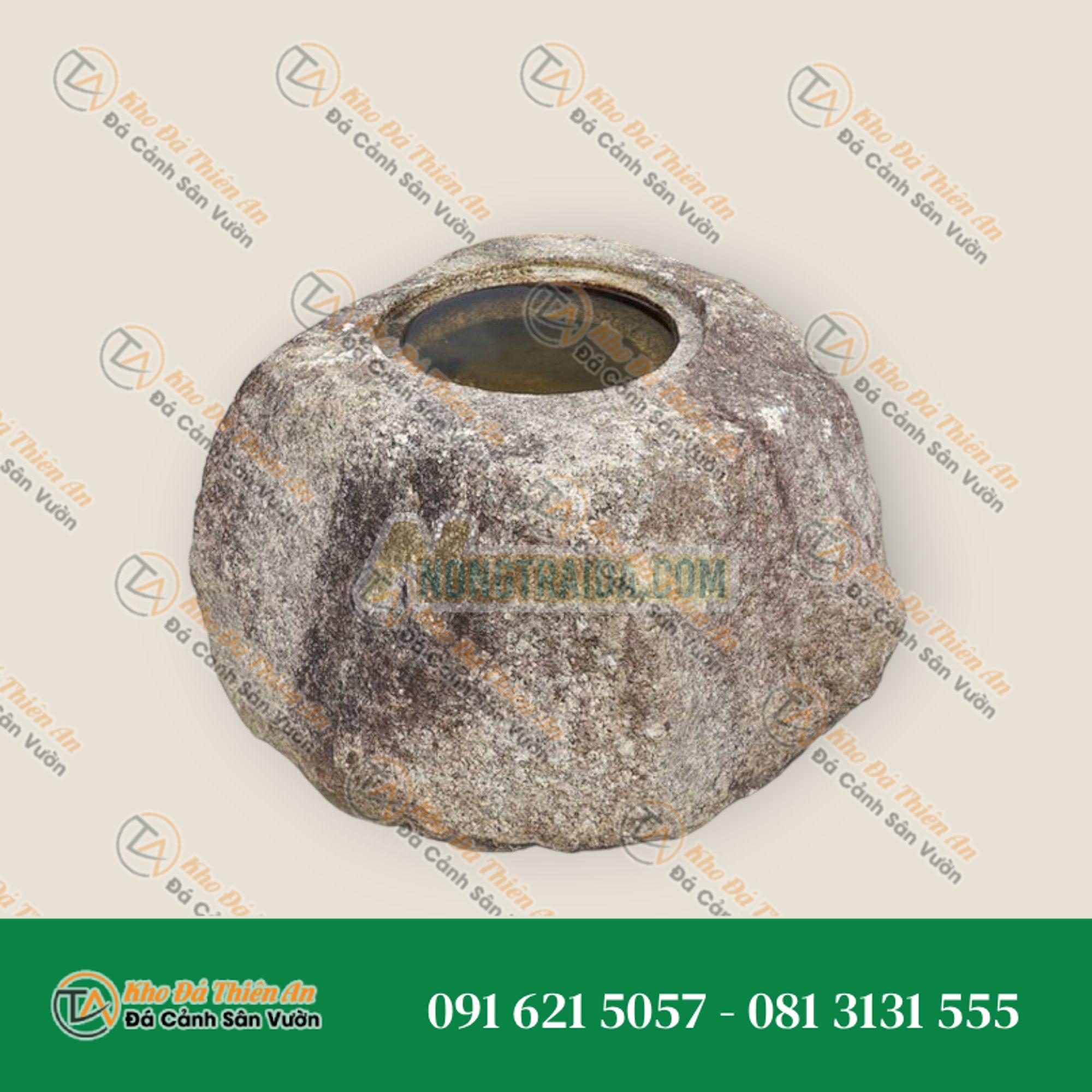 Chum nước tiểu cảnh kiểu Nhật (Hirukawa Shizen-seki Chozubachi) 52cm