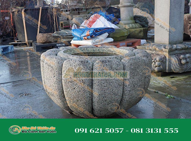 Chum nước tiểu cảnh kiểu Nhật (Kiku Chozubachi) 59cm