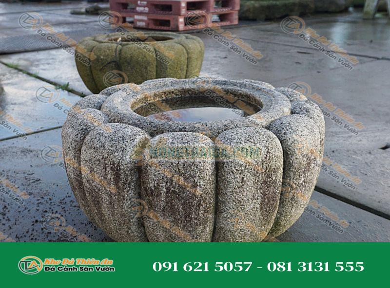 Chum nước tiểu cảnh kiểu Nhật (Kiku Chozubachi) 57cm