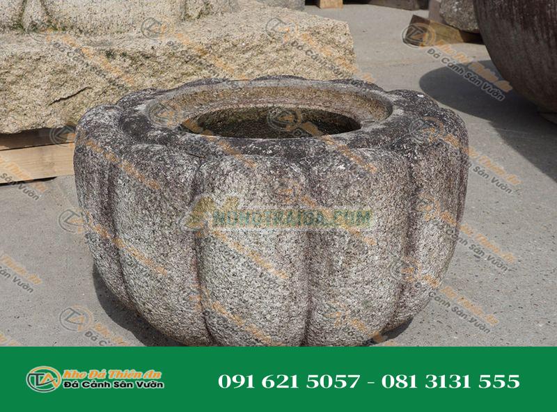 Chum nước tiểu cảnh kiểu Nhật (Kiku Chozubachi) 51cm