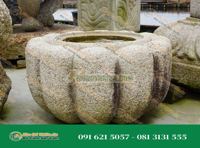 Chum nước tiểu cảnh kiểu Nhật (Kiku Chozubachi) 57cm