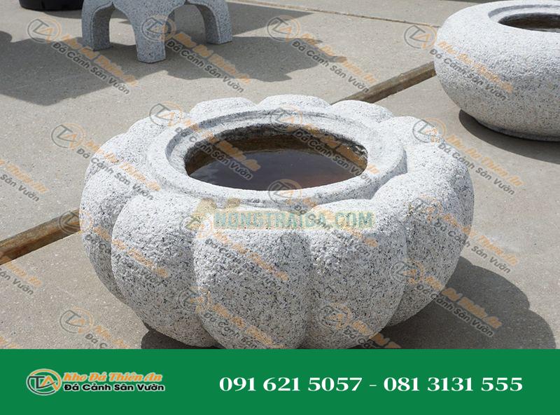 Chum nước tiểu cảnh Kiku Chozubachi, Stone Tsukubai Water Basin