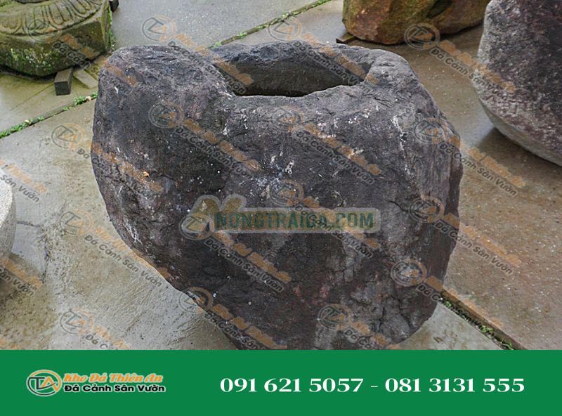 Chum nước tiểu cảnh Murasaki Kibune Shizen-seki Chozubachi, kiểu Nhật