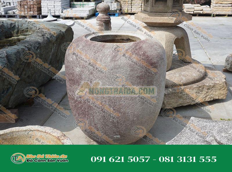 Chum nước tiểu cảnh kiểu Nhật Bản (Natsume Chozubachi) 29x35cm