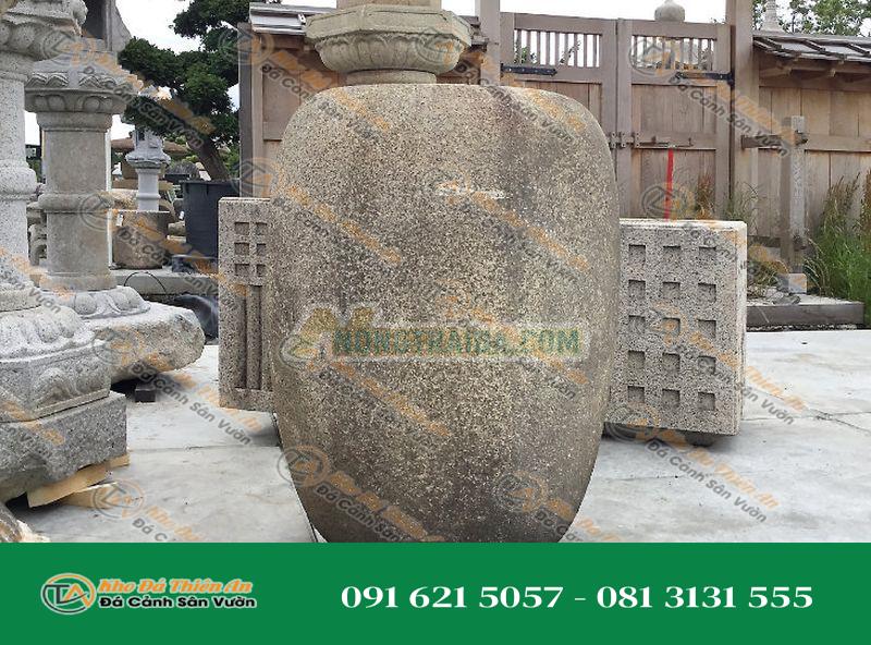 Chum nước tiểu cảnh kiểu Nhật Bản (Natsume Chozubachi) 26x35cm