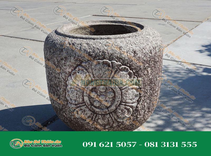 Chum nước tiểu cảnh kiểu Nhật Bản (Natsume Chozubachi) 33x25cm
