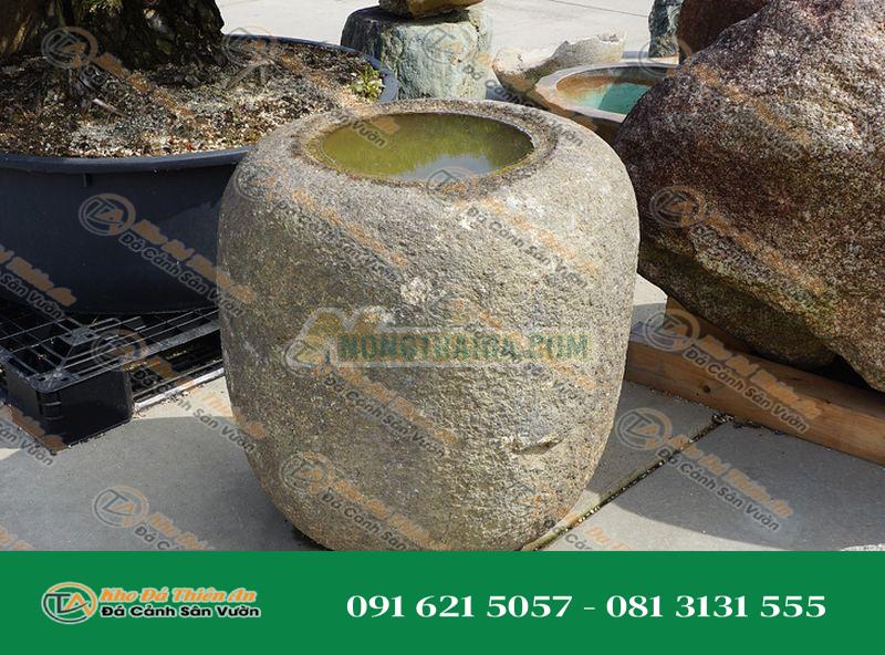 Chum nước tiểu cảnh kiểu Nhật Bản (Natsume Chozubachi) 25x31cm