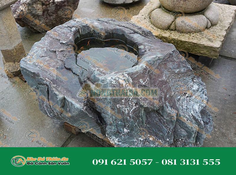 Chum nước tiểu cảnh kiểu Nhật Bản (Shikoku Chozubachi) 34x18cm