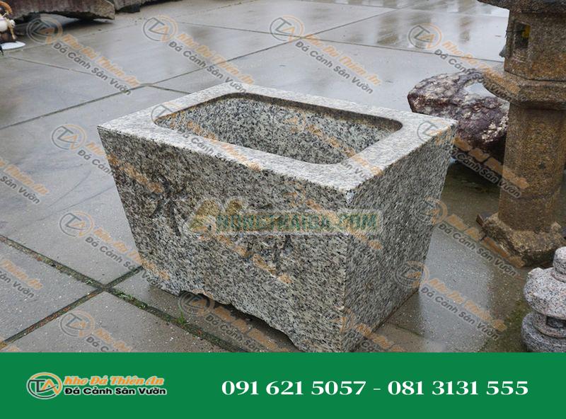 Chum nước tiểu cảnh Temizuya Chozubachi kiểu Nhật Bản