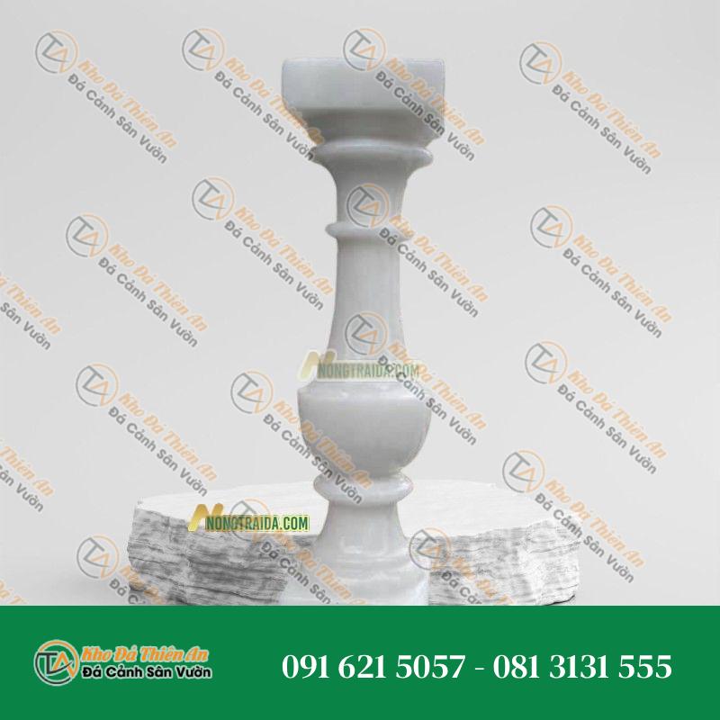 Con tiện đá trắng muối tự nhiên Nghệ An 10x10x45cm