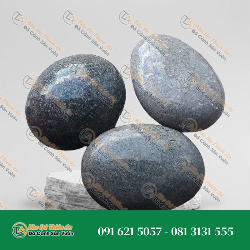 Đá cuội đen 19x15cm