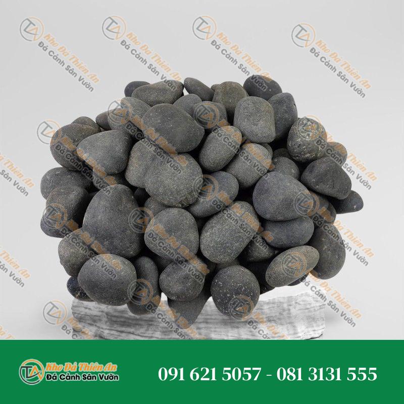 Đá cuội đen 23x11cm