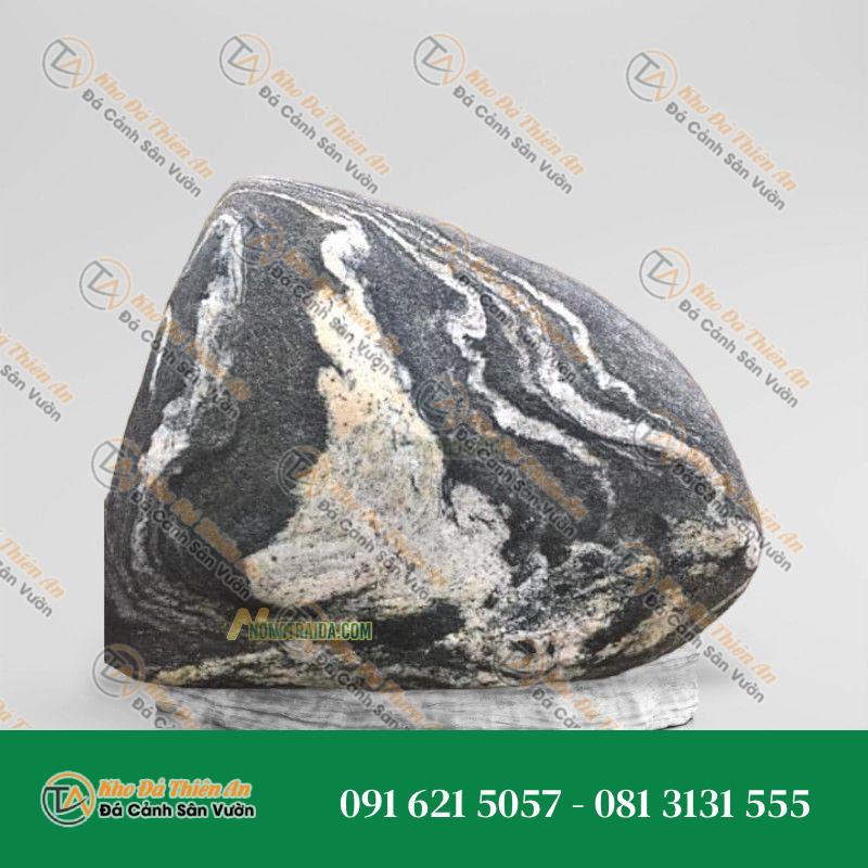 Đá cuội vân mây bo bể cá Koi 26x26cm