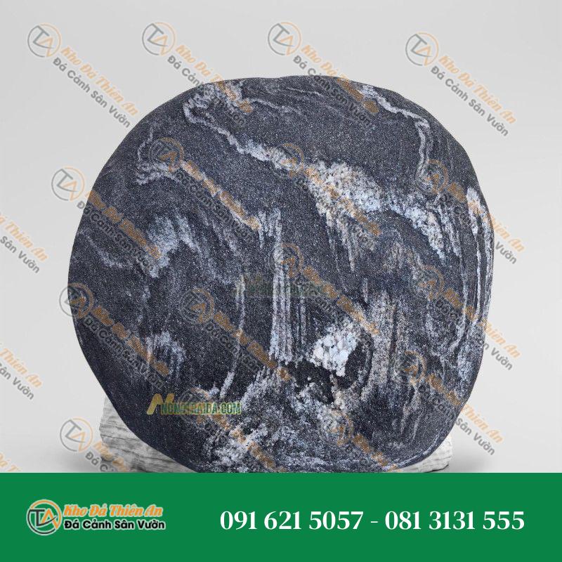 Đá cuội vân mây bo bể cá Koi 28x20cm