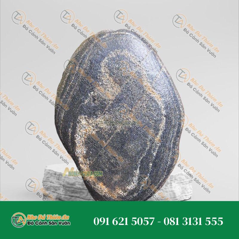 Đá cuội vân mây bo hồ cá Koi 18x20cm