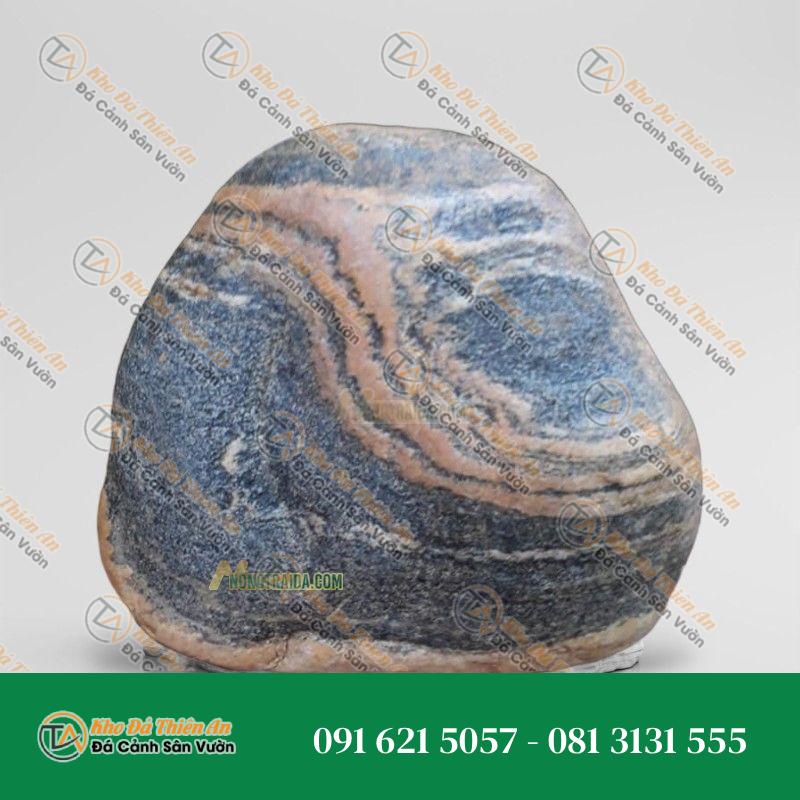 Đá cuội vân mây làm bể cá 21x28cm