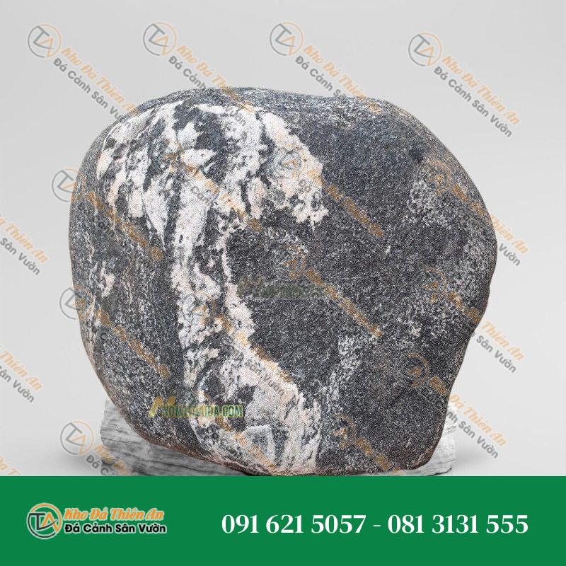 Đá cuội vân mây làm bể cá Koi 18x22cm