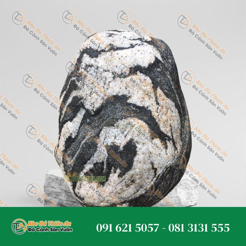 Đá cuội vân mây làm bể cá Koi 22x25cm