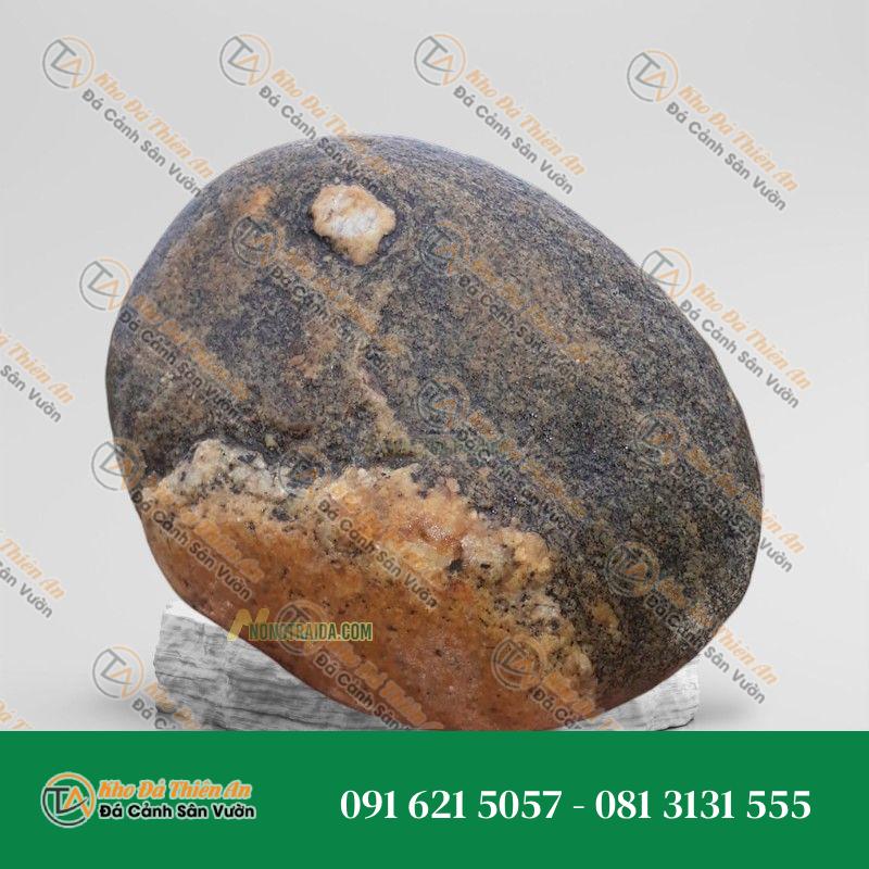 Đá cuội vân mây làm hồ cá Koi 21x28cm