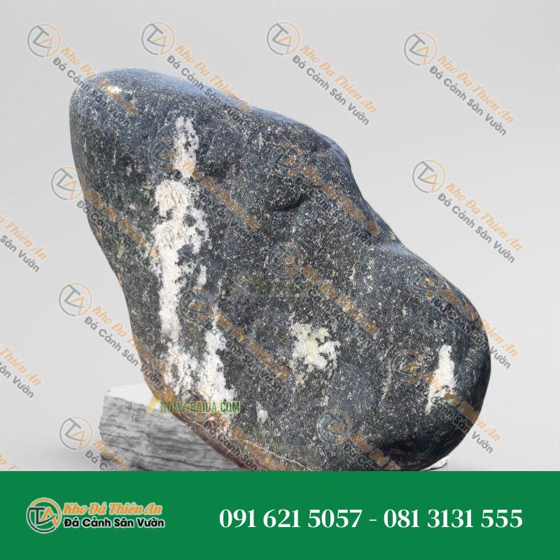 Đá cuội vân mây làm hồ cá Koi 25x19cm