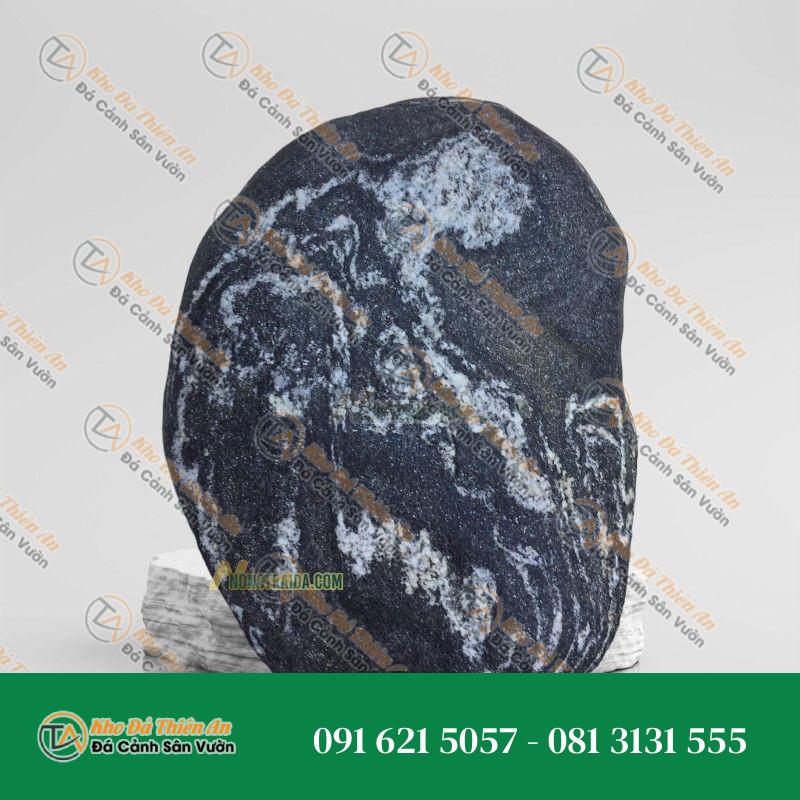 Đá cuội vân mây làm tiểu cảnh 28x23cm