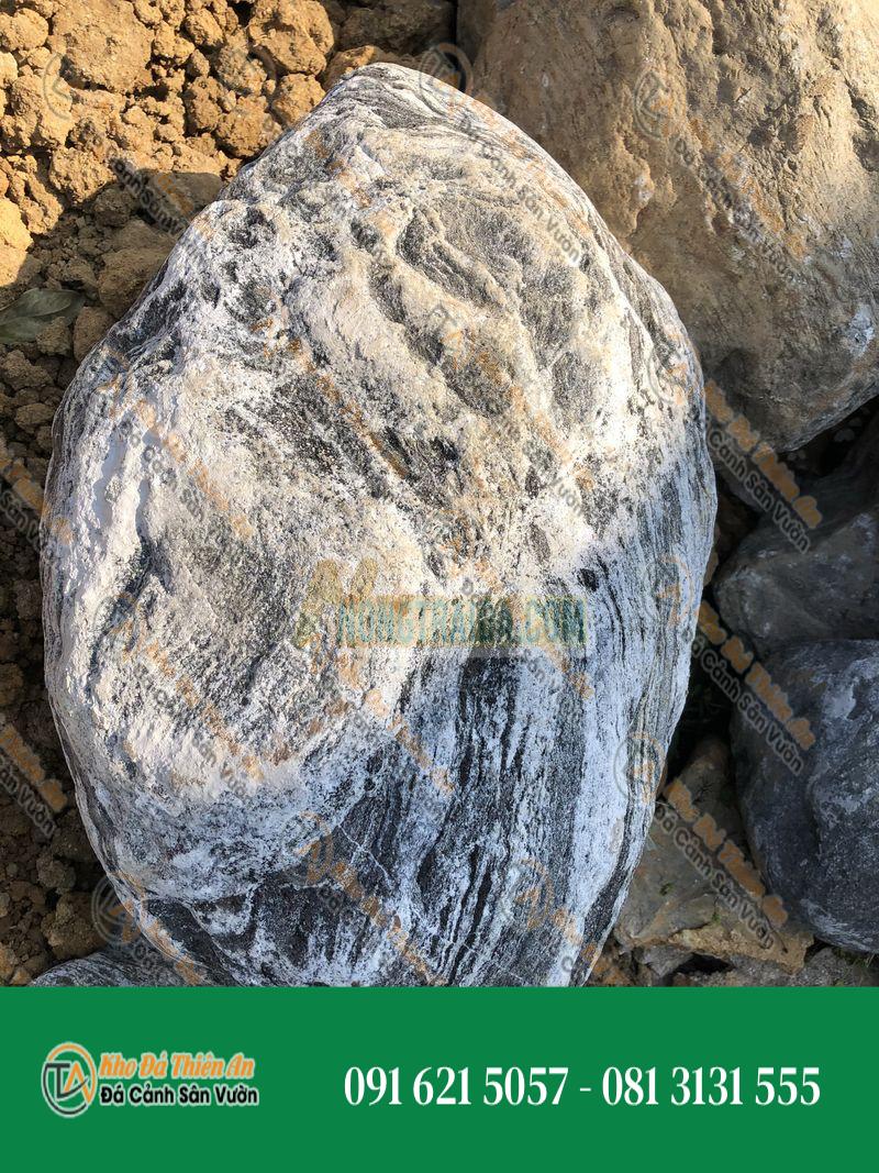 Đá cuội vân mây Nam, bo hồ cá Koi 25-30cm