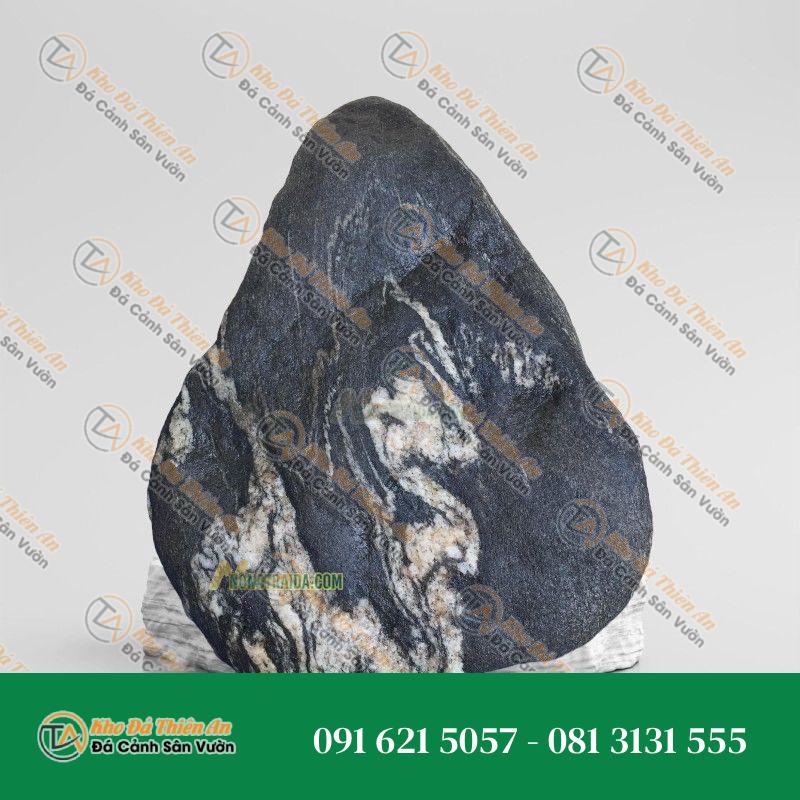 Đá cuội vân mây tiểu cảnh 23x25cm