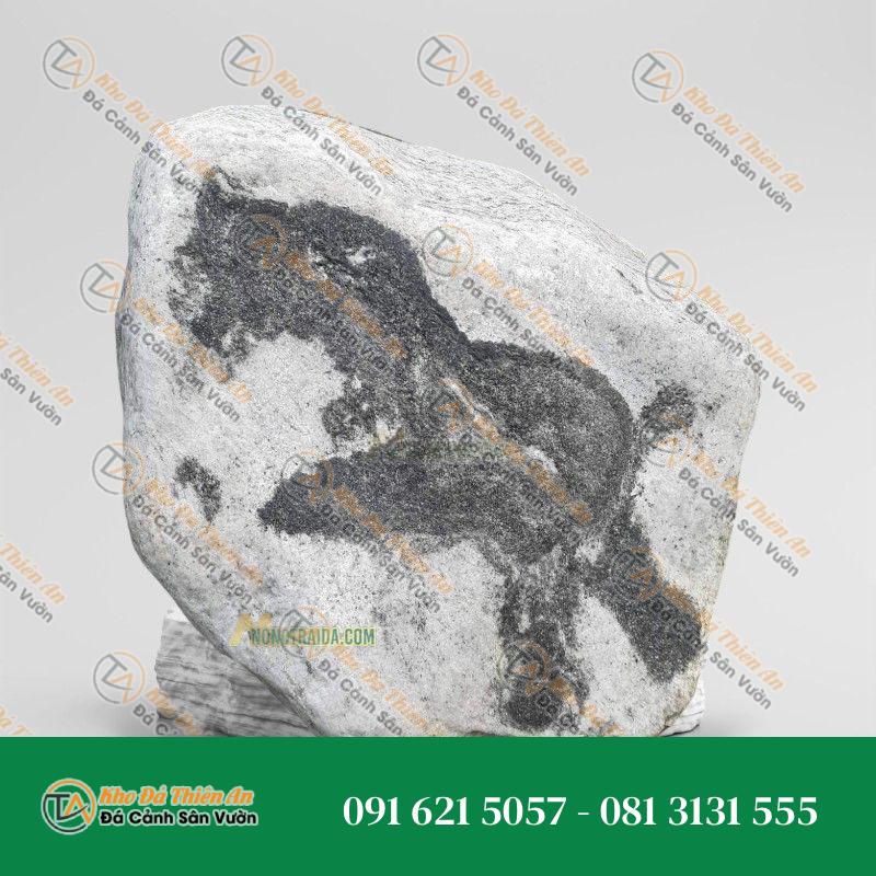 Đá cuội vân mây tiểu cảnh 24x21cm