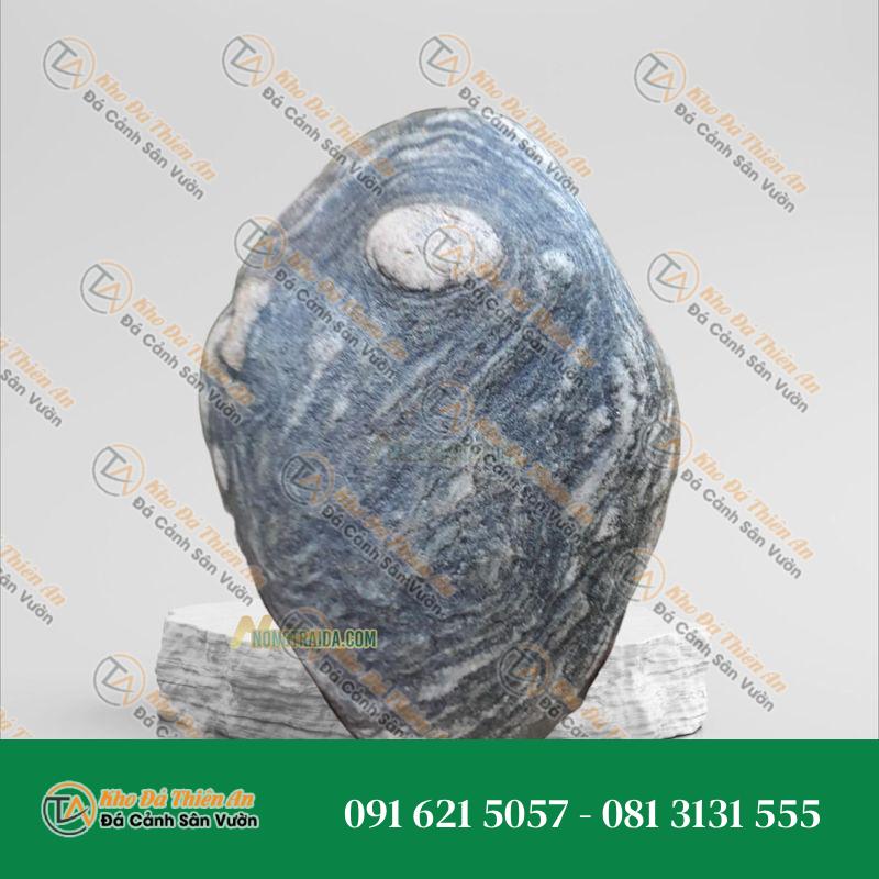 Đá cuội vân mây tiểu cảnh 27x20cm