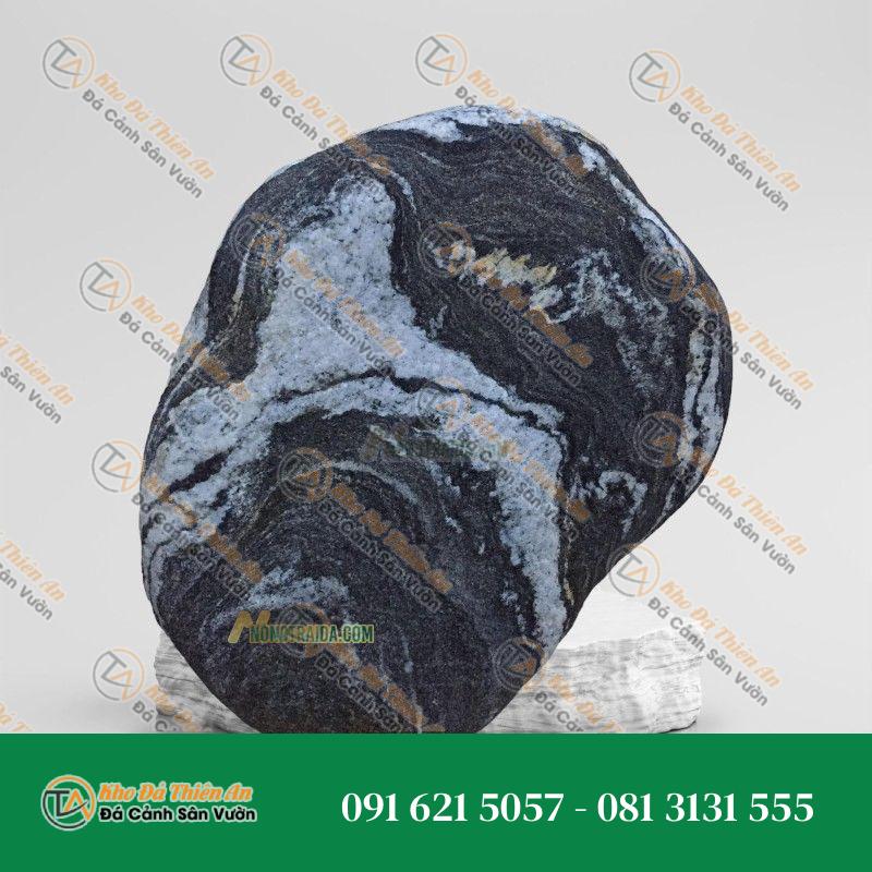 Đá cuội vân mây trang trí 24x24cm