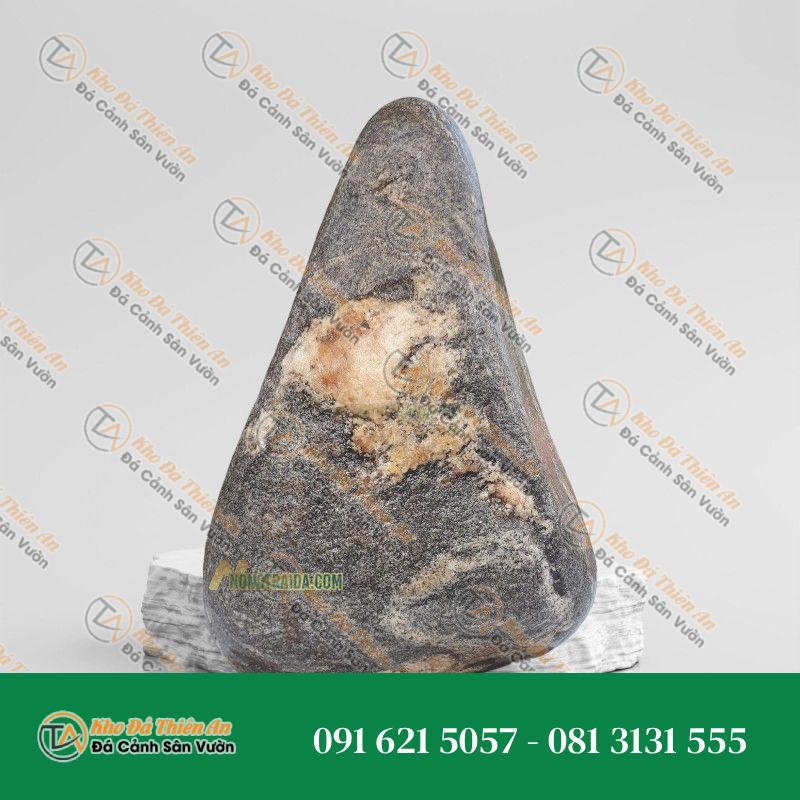 Đá cuội vân mây trang trí 27x24cm