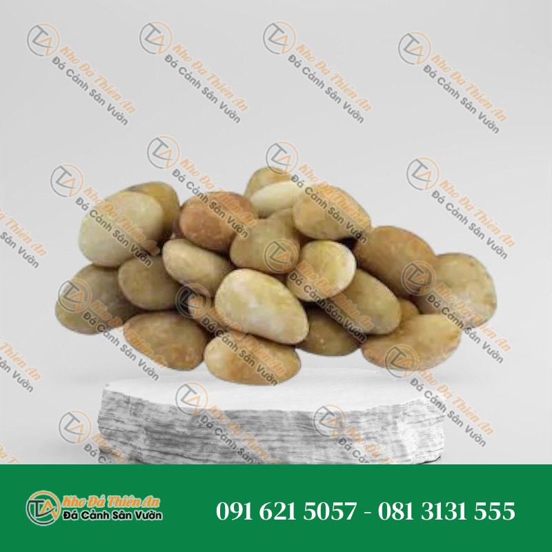 Đá cuội vàng 25x15cm
