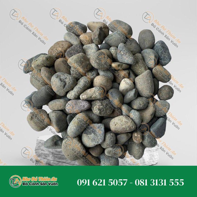 Đá cuội xanh 16x19cm