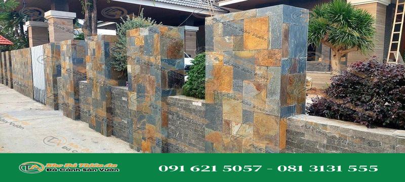 Đá đa sắc Lai Châu ốp cổng