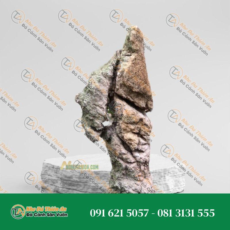 Đá da voi bo viền hồ 134x141cm