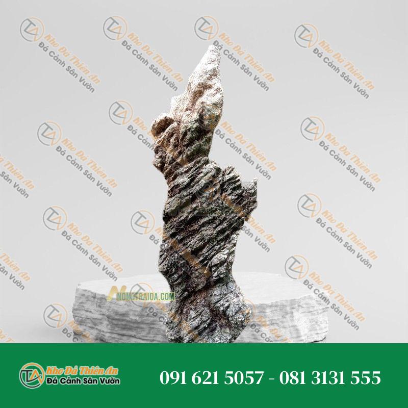 Đá da voi bo viền hồ 137x154cm